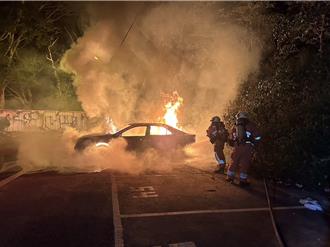 新竹生命園區車輛竄火 驚悚！2男被活活燒成焦屍