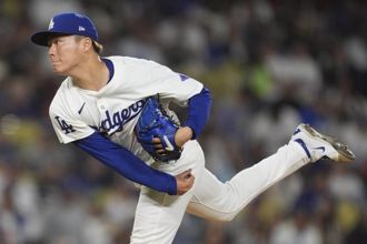 MLB》山本由伸旅美代表作 97球撐滿8局奪勝投