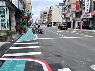 前鎮鬧區800公尺標線型人行道違停多 提案議員提3點改善