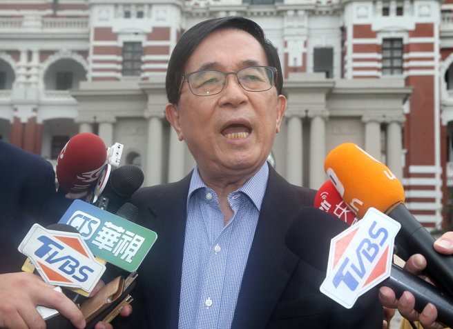 前总统陈水扁。（中时资料照，杜宜谙摄）
