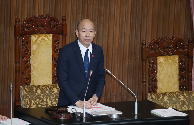 立法院長韓國瑜。（姚志平攝）