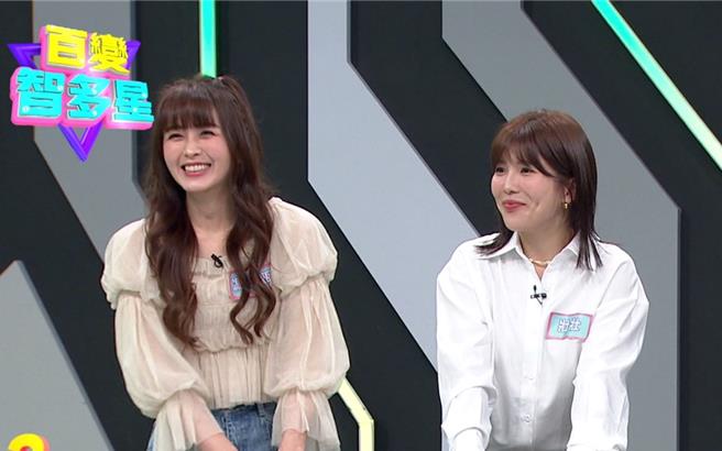 壮壮（右）上《百变智多星》分享近况。（年代提供）