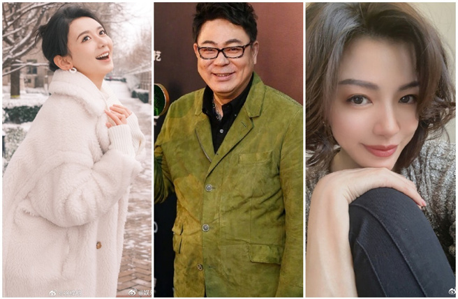 高亚麟遭女友魏嘉(右)爆料不仅对她施暴，还在怀孕期间出轨女星徐梓钧(左)。（图／微博）