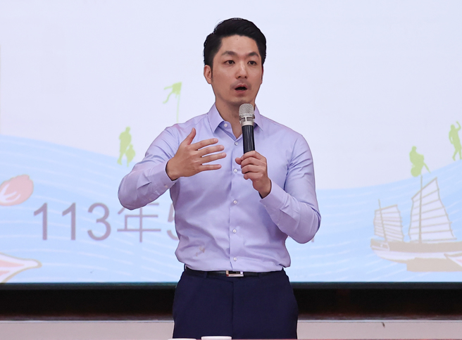 台北市長蔣萬安（見圖）8日出席113年度市長與里長有約，與大同區里長意見交流。（羅永銘攝）