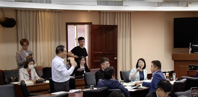 國民黨召委吳宗憲8日召集協商。（摘自國會直播）