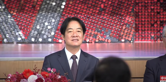 準總統賴清德今參加工總會議（取自中時新聞網直播）