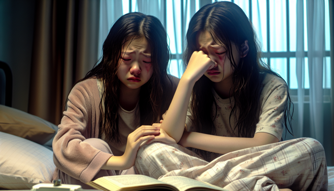 一对国中小姊妹被兽父长期猥亵共403次。（示意图、与本案无关／AI生成）