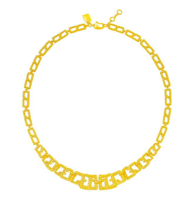 镇金店Just Gold「金炽龙腾」金项炼，约26万9000元。（镇金店提供）