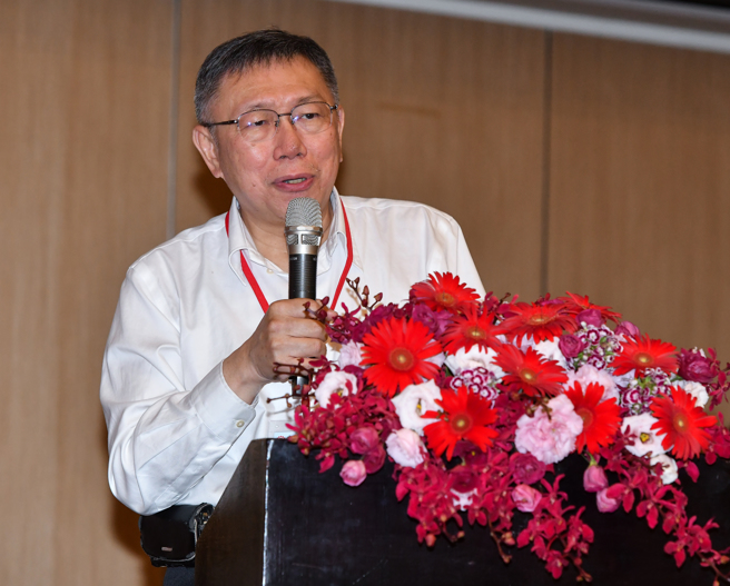 前台北市市長、民眾黨主席柯文哲。（資料照,王德為攝）