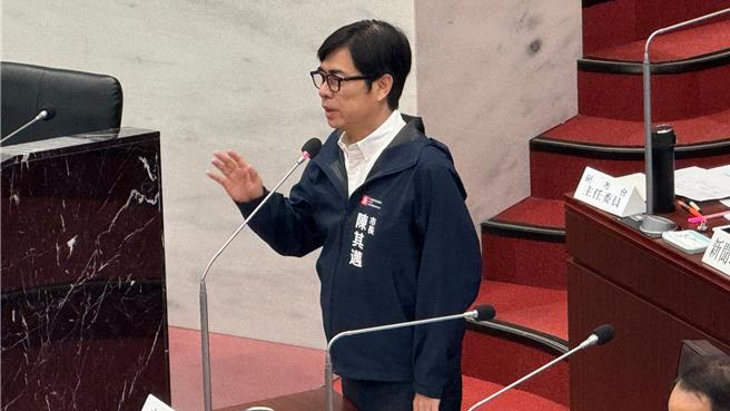 高雄市長陳其邁驚曝，泰勒絲有可能的話在2年後來台，「假如泰勒絲能夠來，我想是舉國歡騰！」（柯宗緯攝）