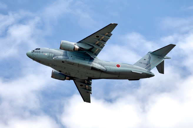 日本航空自衛隊C-2運輸機。（圖：shutterstock／達志）