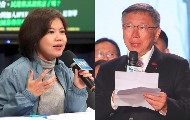 游淑慧(左)直言，柯文哲(右)才真的是番顛，不懂市政的昏君。（合成圖／示意圖／資料照、季志翔攝）