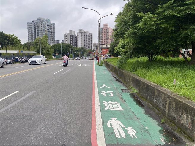 交通部辅导桃园市改善行人环境，图为示意图。（本报资料照片）