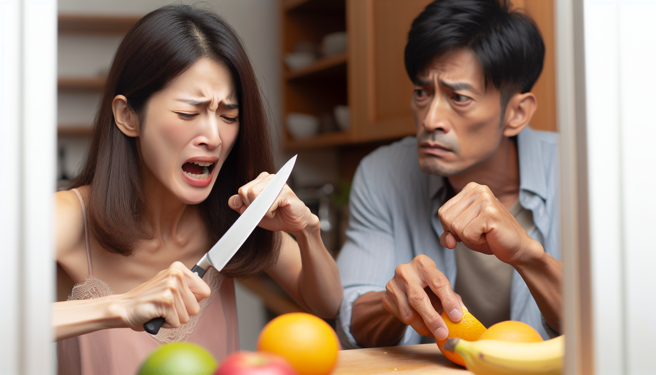 新加坡1名56歲林姓男子在外包養小三共築愛巢，8日凌晨在新加坡美芝路的公寓，被「小三」一刀刺胸，重傷昏迷送院不治。（示意圖、與本案無關／AI生成）