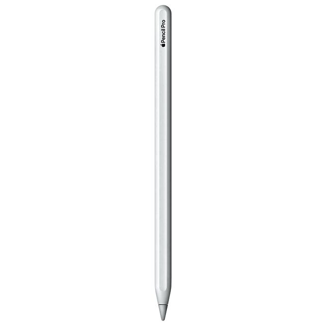 能在iPad上進行磁力吸附、配對與充電的Apple Pencil Pro全新先進功能，讓標示、筆記和創造，都比以往更直覺。（Apple提供）