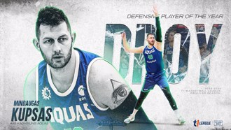 T1联盟》年度防守球员是他！阻攻王库萨斯生涯首度获选