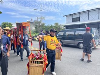 中市三仙师徒步环台第25站 台东议员亲自迎接