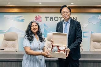 姊妺市美国尔湾市长来访 张善政：与桃园有2大共同目标