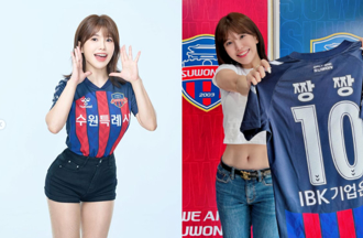 首位外援啦啦隊征戰足球場　壯壯南韓新藝名曝光：接地氣又可愛