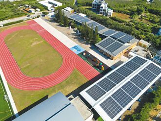 鑫盈能源 澎湖打造綠能風雨球場
