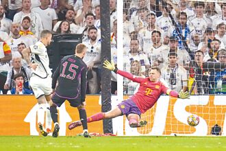 歐冠足聯》荷塞盧梅開二度 皇馬逆轉晉決賽