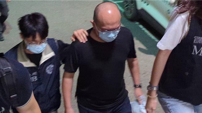 新北市海山警分局江翠派出所53岁陈姓巡佐因涉入包庇赌场案被新北地检署声请收押禁见。（柯毓庭摄）