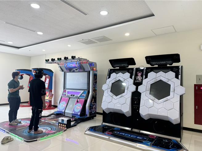 2楼空间设有游戏室。（洪靖宜摄）