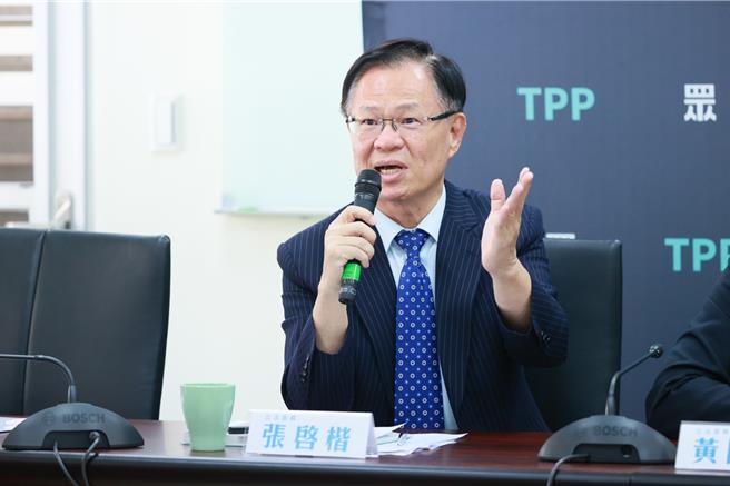 民眾黨立委張啓楷今說明，民眾黨主張「依序回答」，比較折衷，也比較理性、務實、科學。（民眾黨團提供）