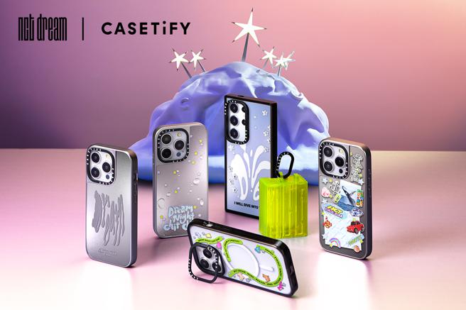 CASETiFY 携手韩国知名男团 NCT DREAM 打造「Dream Night Chit Chat」全新联名系列。（CASETiFY提供／古明弘台北传真）