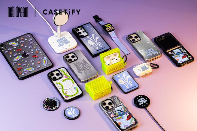 NCT DREAM X CASETiFY 联名系列以 NCT DREAM 与粉丝共同创造的珍贵回忆打造丰富的电子与生活配件。（CASETiFY提供／古明弘台北传真）