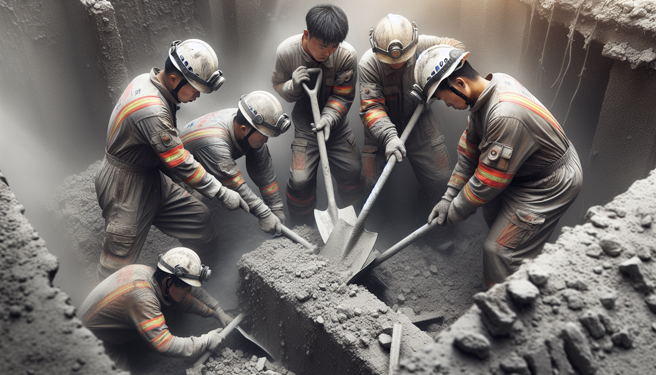 大陆日前发生一起水泥封尸案，但没想到，有名女子遭卷入成为惨受害者。（示意图、与本案无关／AI合成）