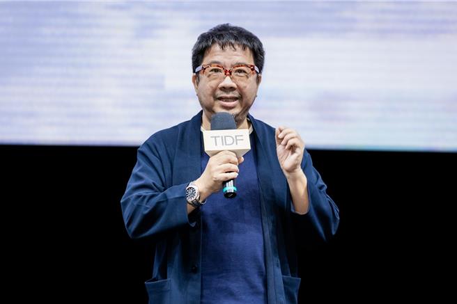 國家電影及視聽文化中心董事長褚明仁為2024TIDF台灣國際紀錄片影展致詞。（圖／影視聽中心提供）