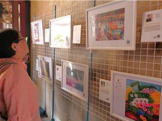 身心障礙畫家用畫作熱鬧生命 北港朝天宮協辦聯展「全數認購」