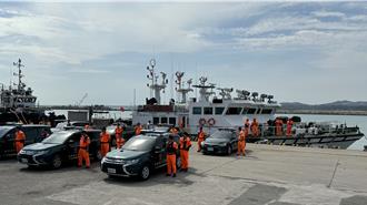 海巡520前動員13艇244人威力掃蕩  維護離島海域安全