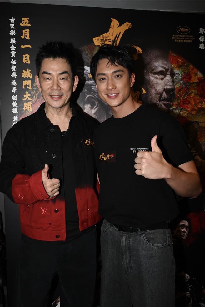 任賢齊（左） 、劉俊謙11日出席電影特別活動。 （圖／明報提供）