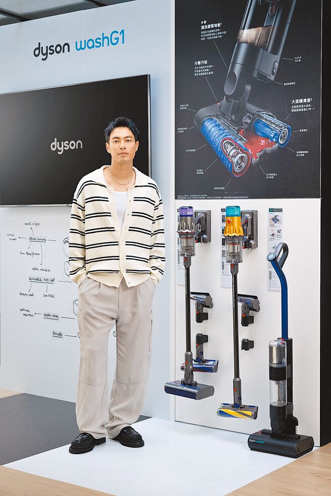 杨佑寧10日出席家电品牌一日店长活动。（品牌提供）