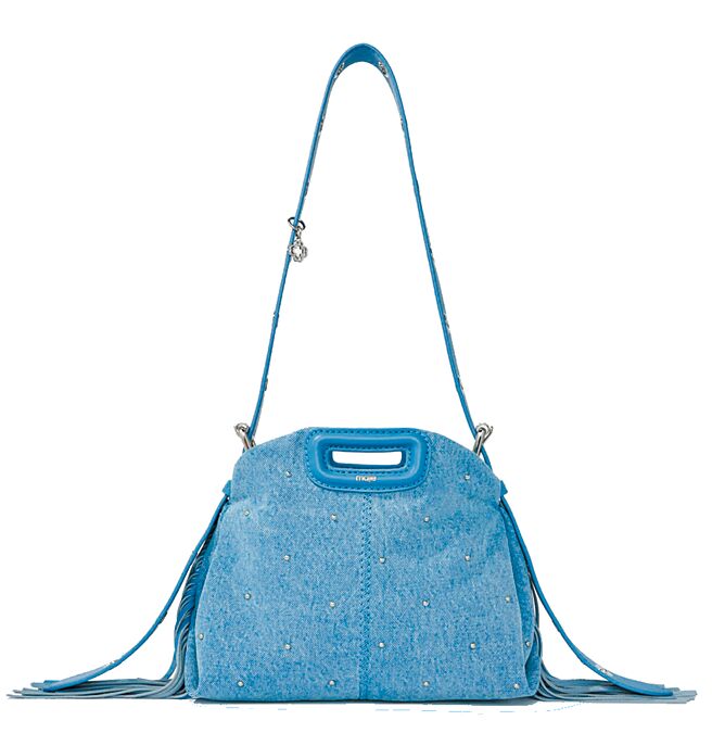 Maje Miss M丹寧迷你包，1万1690 元。（Maje提供）