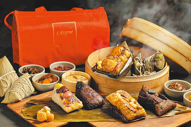 冠軍粽香禮盒。（台北晶華酒店提供）