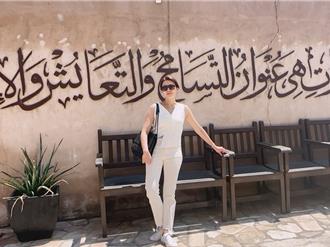 连静雯杜拜奢华游　遇75年来最大暴雨：超可怕！