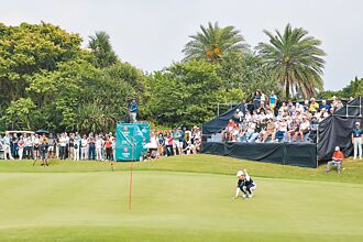 中信女子高球公开赛 观赛人数创新高