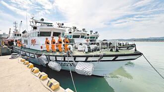 金門 防陸船520前越界 海巡實施威力掃蕩
