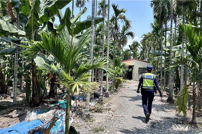 潮州警分局启动护农专案，加强巡逻。（潮州警分局提供／罗琦文屏东传真）