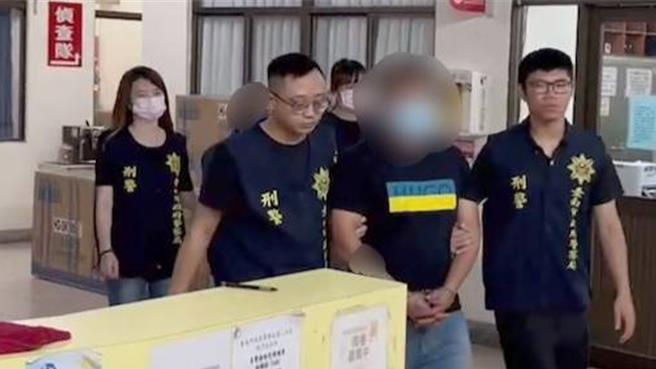 一對通緝中的毒鴛鴦攜槍毒在台南市四處流竄，警方11日晚間將其逮捕歸案。（讀者提供／程炳璋台南傳真）