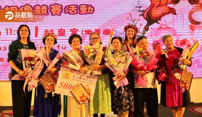 高雄市原民會11日在林皇宮舉辦母親節活動，表揚原住民模範母親，並一起同樂。（高雄市原民會提供）　