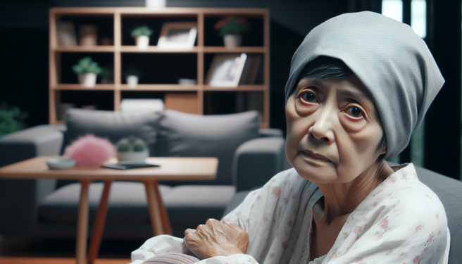 张姓妇人因为罹患乳癌加上生活无着，诉请2名孩子负起扶养义务遭到驳回。（示意图、与本案无关／AI生成）