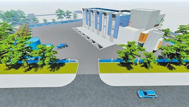 新北市新莊區塭子圳重畫區開發中，民進黨議員翁震州指出，關係到未來塭子圳二期廢水排水處理的「塔寮坑溪南側排水設施新建工程」開標8次都流標，要新北市水利局好好檢討。（新北市水利局提供／柯毓庭新北傳真）