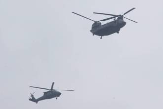天候不佳！520總統就職半兵力空中預演   僅2架直升機現身