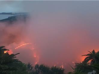 绿岛资源收场大火！废弃物全面燃烧    恶臭瀰漫全岛