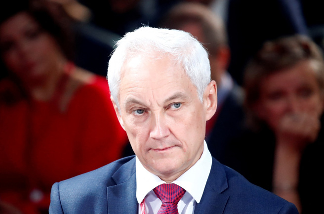 外媒分析，普丁升经济学家贝洛索夫（Andrey Belousov，上图）担任俄罗斯防长，代表他希望更好地运用国防预算，并透过创新来打赢乌克兰战争，同时让俄罗斯为经济战做好准备。（资料照／路透社）