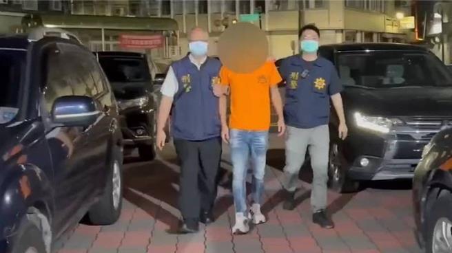 高雄茄萣区于12日晚间发生宫庙遶境纠纷，湖内警方于12日深夜到茄萣区带回林姓男子调查。（翻摄照片／林瑞益高雄传真）